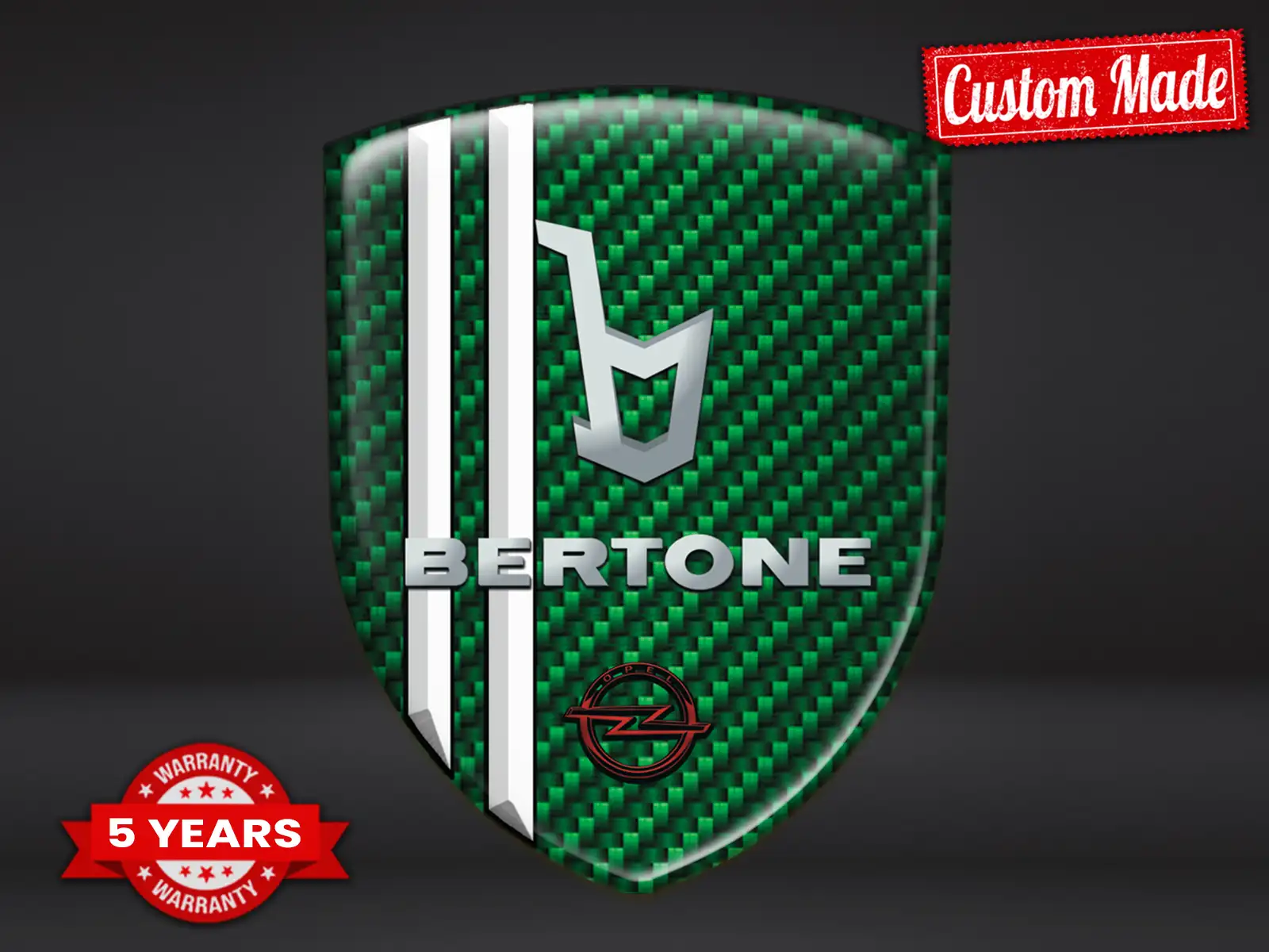 Bertone Autoaufkleber Hochwertig Professionell Anpassbar